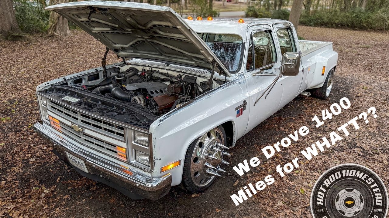 1400 Mile Road Trip to DRIVE Home Our New Dually!!