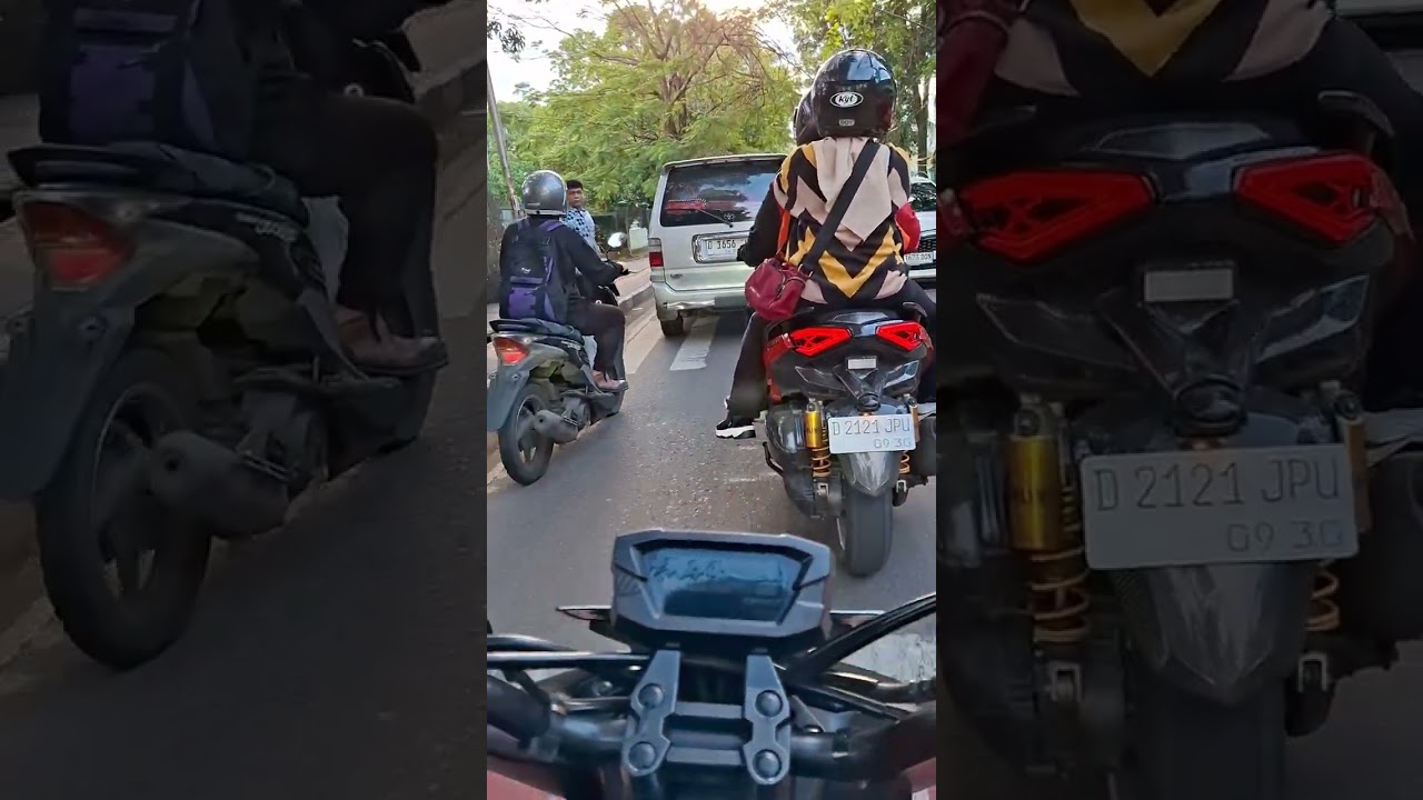 Menikmati susana bandung pagi hari