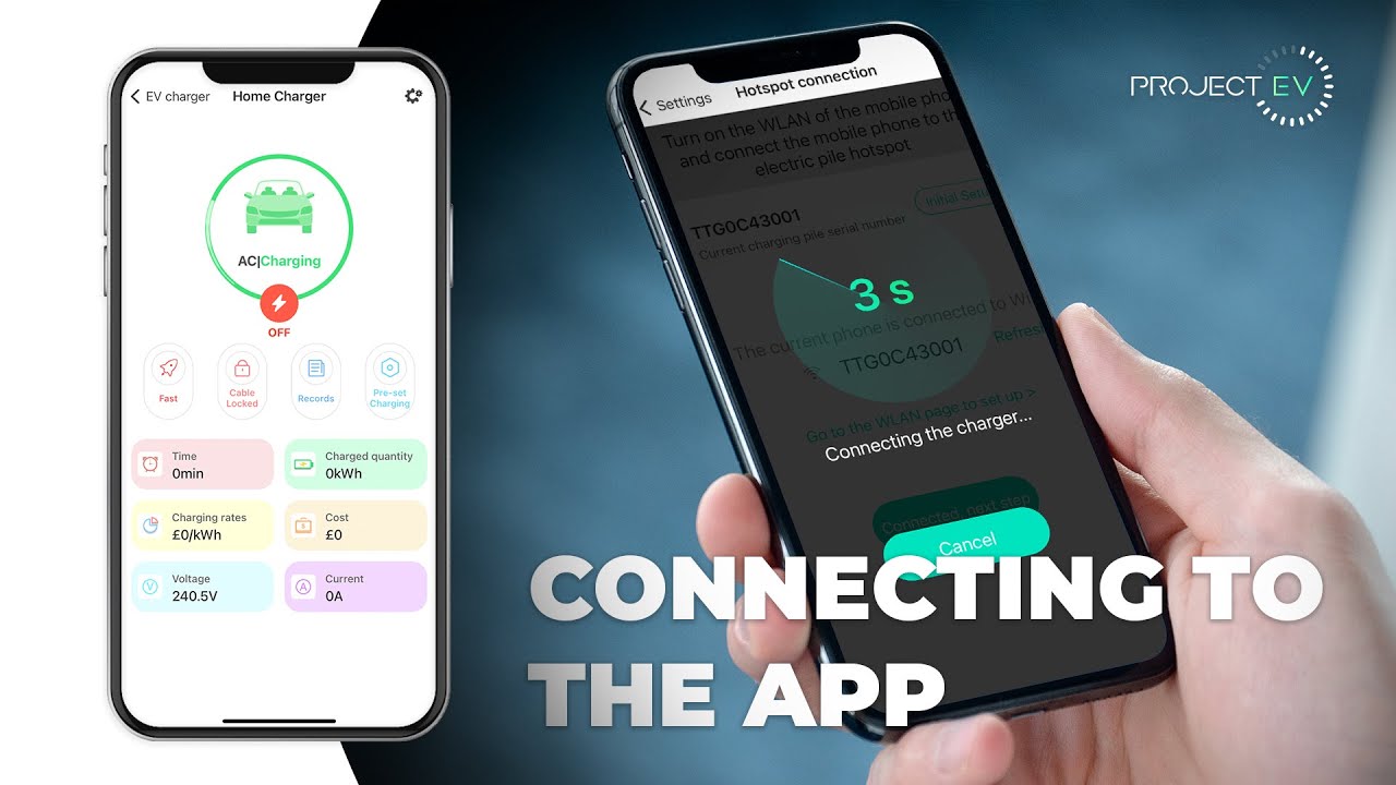 Connecting to the Project EV App