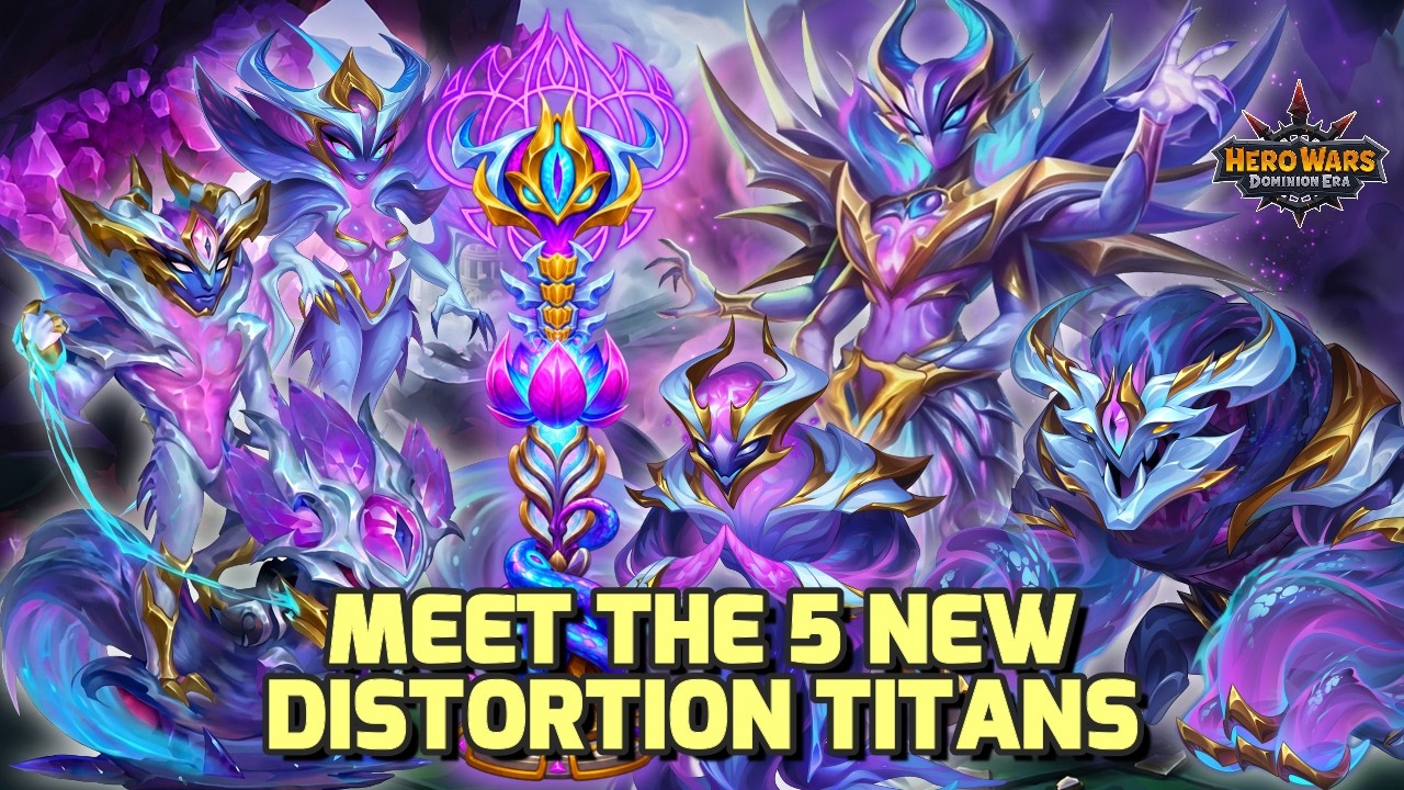 MEET THE 5 NEW DISTORTION TITANS