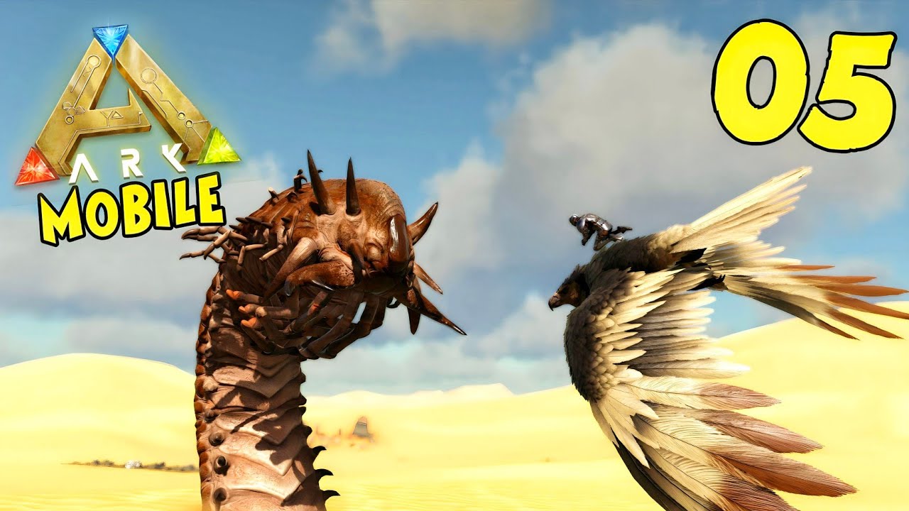 Can I Defeat This Giant Deathworm 😮| Ark Mobile | Scorched Earth | Hindi #05