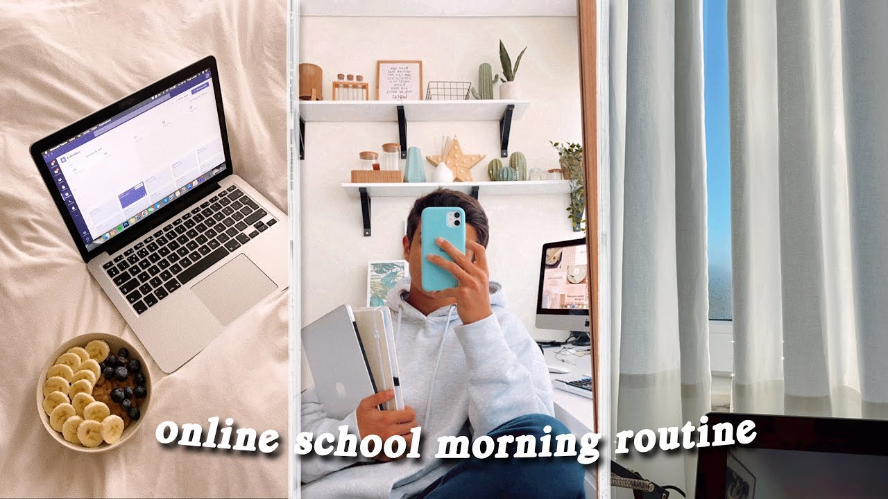 my online school morning routine! *productive*
