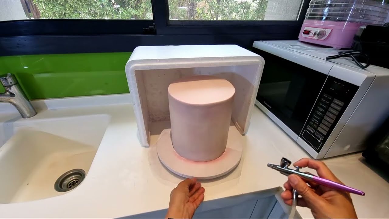 COMO PINTAR CON AEROGRAFO - EFECTO ESFUMATURA -AHUMADO - PASTEL