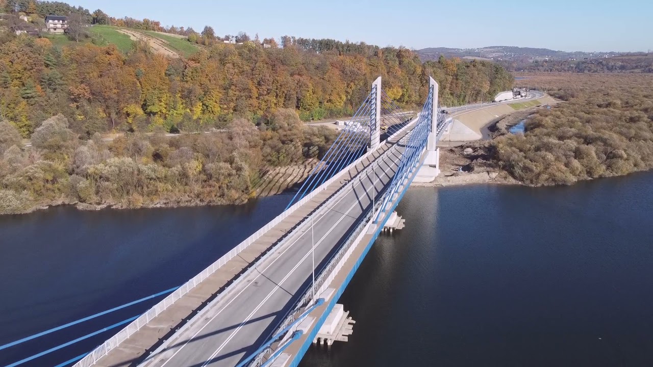Budowa mostu w Kurowie - Październik 2021