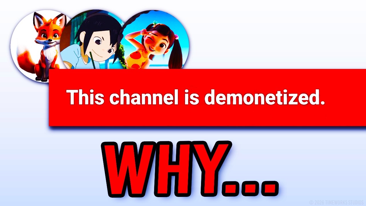 YouTube's AI is MASS DEMONETIZING Animation Channels