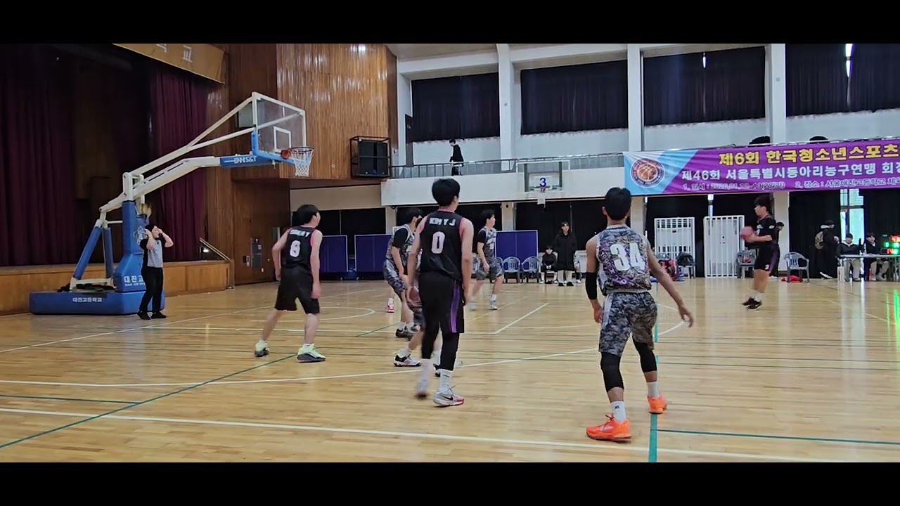 제6회 한국청소년스포츠동아리연맹 회장배 남중부 16강 구일중 vs 중평중