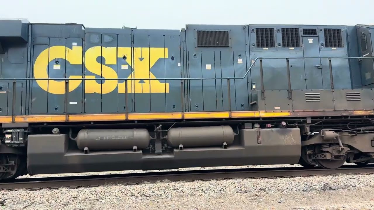 World Worst K5HL Your Ever Hear! CSX 873 Leads G353-24 In Hamlet,NC 12/28/25