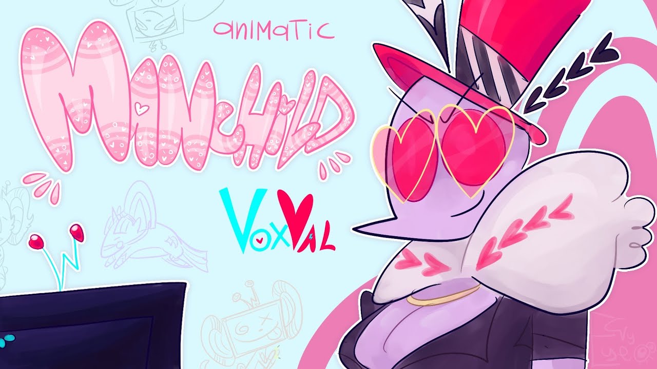 ANIMATIC-Manchild Vox×Valentino(VoxVal/StaticMoth)HAZBIN HOTEL