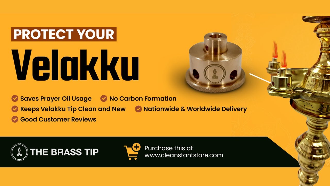Thiri Holder for Shiny Vilakku - Diya Lamp | Worldwide Delivery