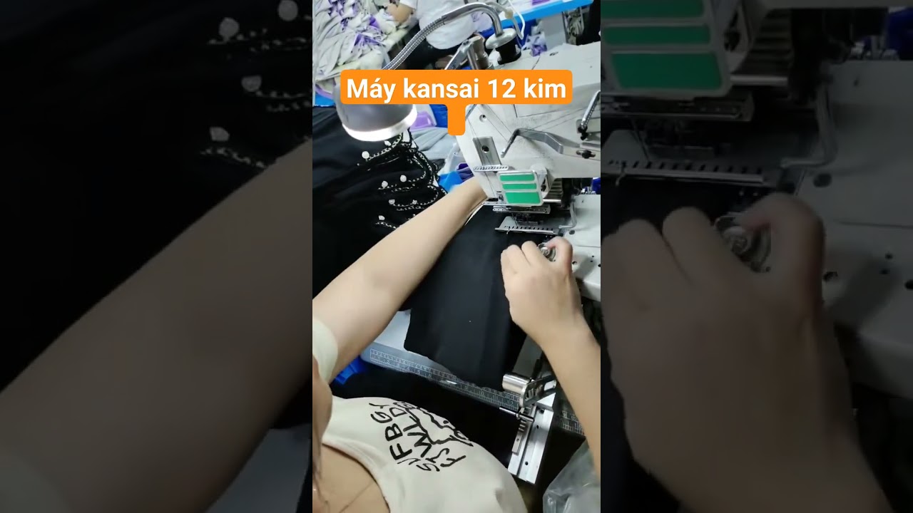 m&aacute;y kansai 12 kim may lưng quần c&oacute; trợ lực căng thun l Thiết bị m&aacute;y Nam Dương #thietbimay #maymac