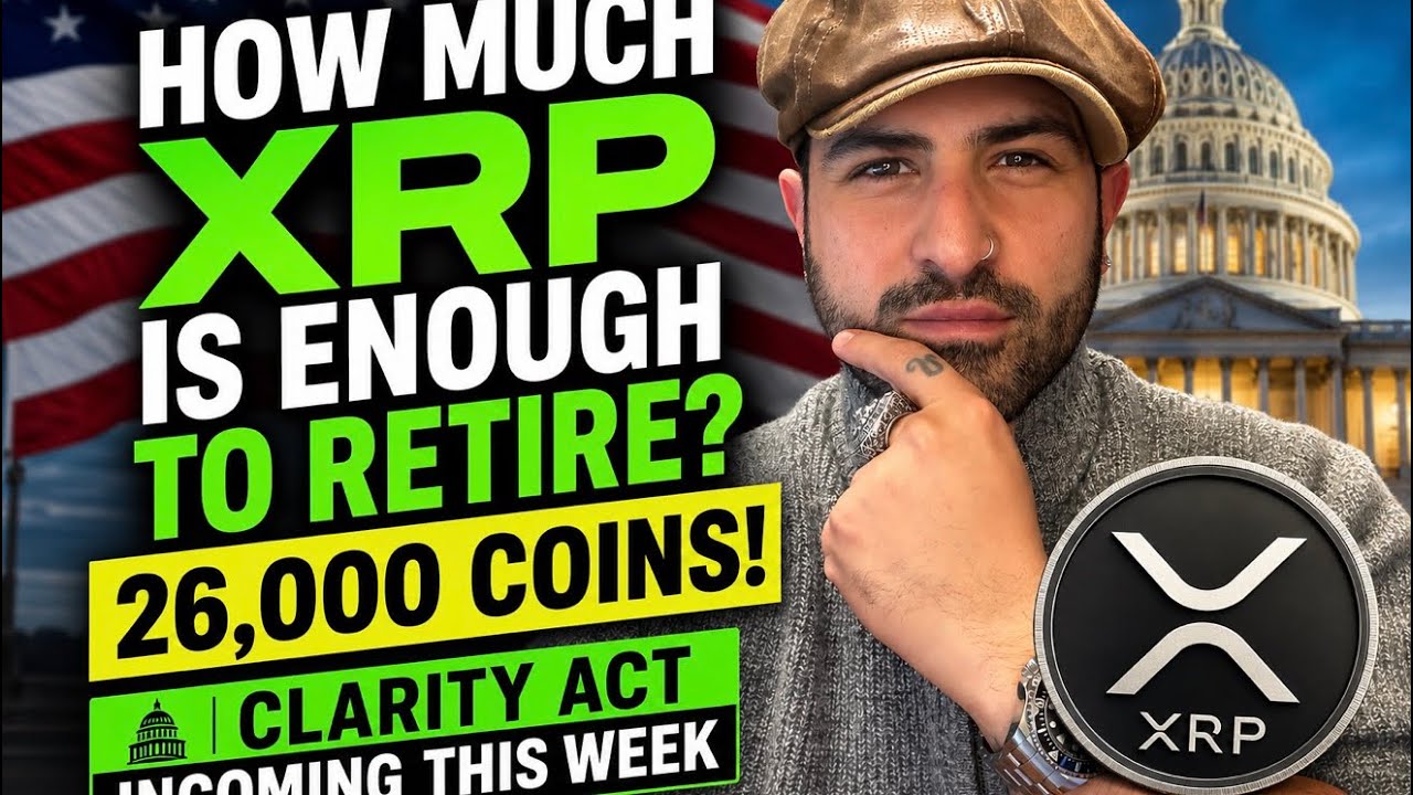 Сколько XRP достаточно для выхода на пенсию?! 26 000 монет = 1 миллион долларов!! Шок от Закона о...