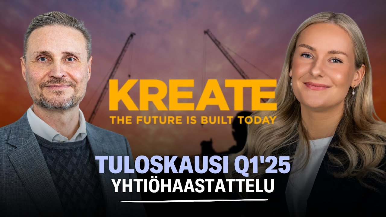 Kreate Q1'25: Tilauskanta jatkoi kasvuaan