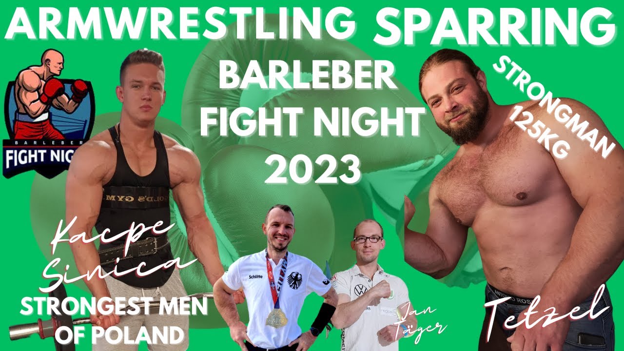 Armwrestling | Sparring Barleber Fight Night |  - Tetzel  @halbgottschmiede vs Polish Giant Kacper