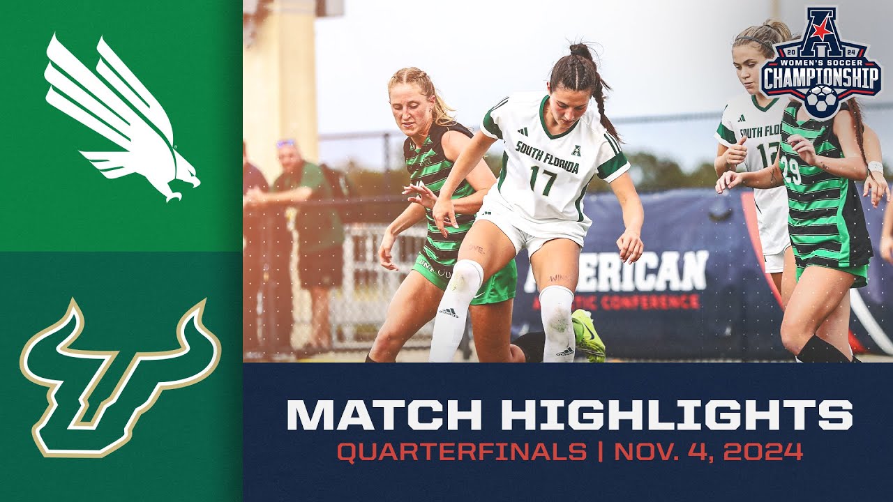 2024 American Women's Soccer Quarterfinals - #7 North Texas vs #2 South Florida