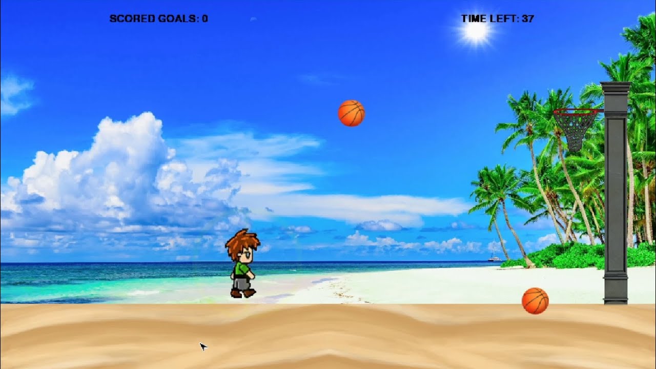 Basketball game in Python