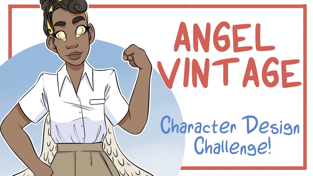 ANGEL VINTAGE - Character Design Challenge - Random Aesthetic Generator
