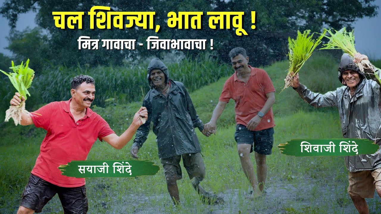 चल शिवज्या, भात लावू ! || मित्र गावचा - जिवाभावाचा ! || सयाजी शिंदे || शिवाजी शिंदे || Sayaji Shinde