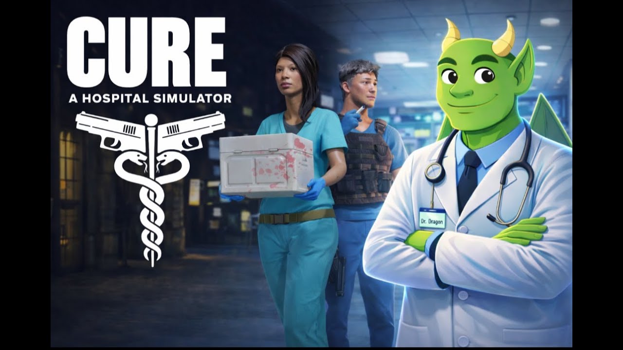 NEW! Twitch  integration game CURE: a hospital Simulator. Dr. Dragon treating Viewers