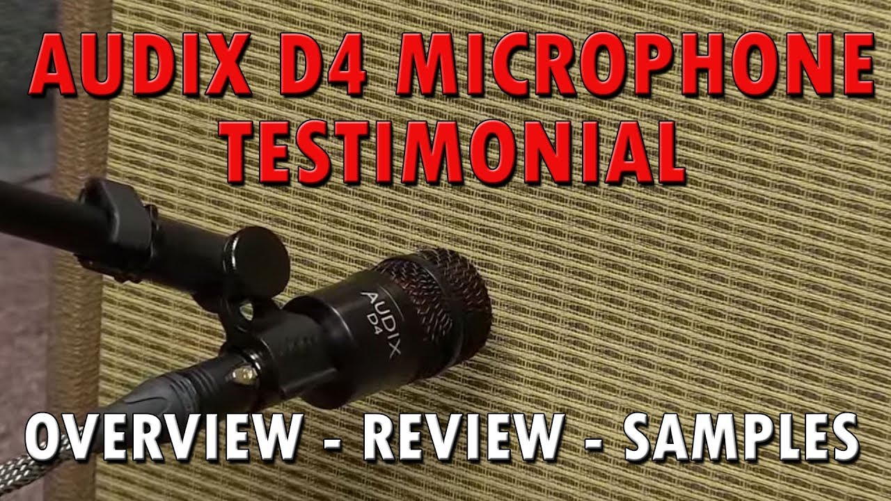 Audix D4 &mdash; лучший микрофон для тома &mdash; отзывы &mdash; обзор и примеры