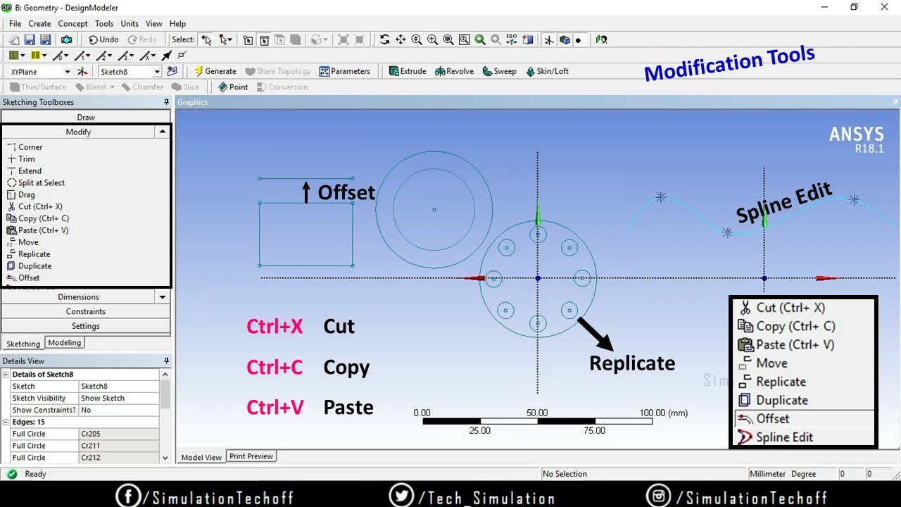 Modify Tools 2.0 | Ansys Design Modeler Tutorial | Lesson 5