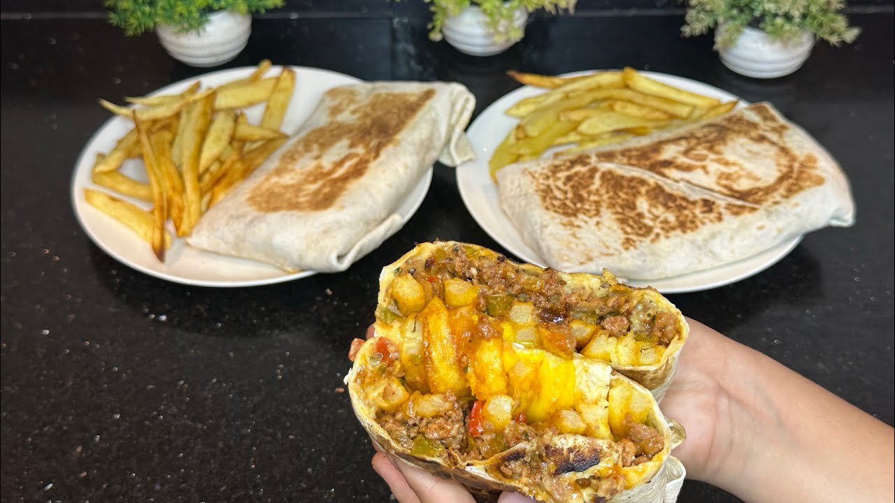 😍أسرع و أروع😋 طاكوس بالكفتة تقدرو تذوقوها🫶🏻على طريقة بنتي إسراء🥰 
