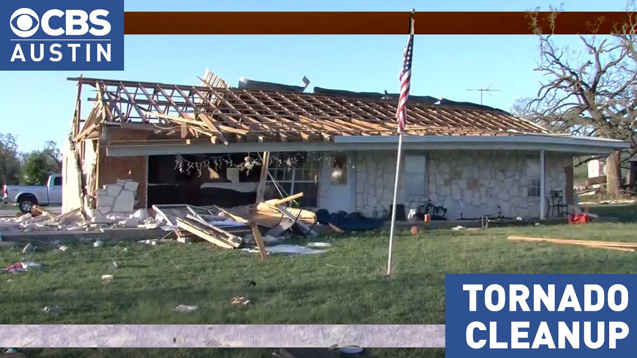 Tornado survivors begin recovery cleanup