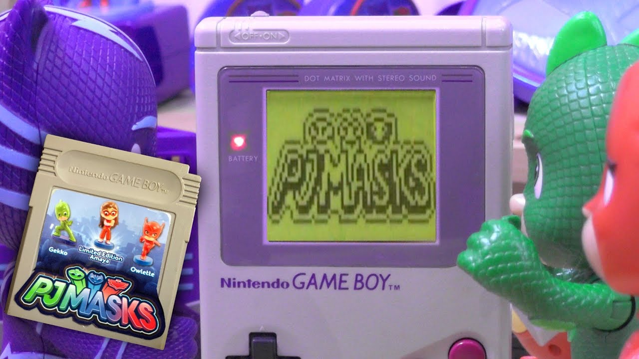 PJ Masks Catboy Finds Retro PJ Masks Nintendo Gameboy Game