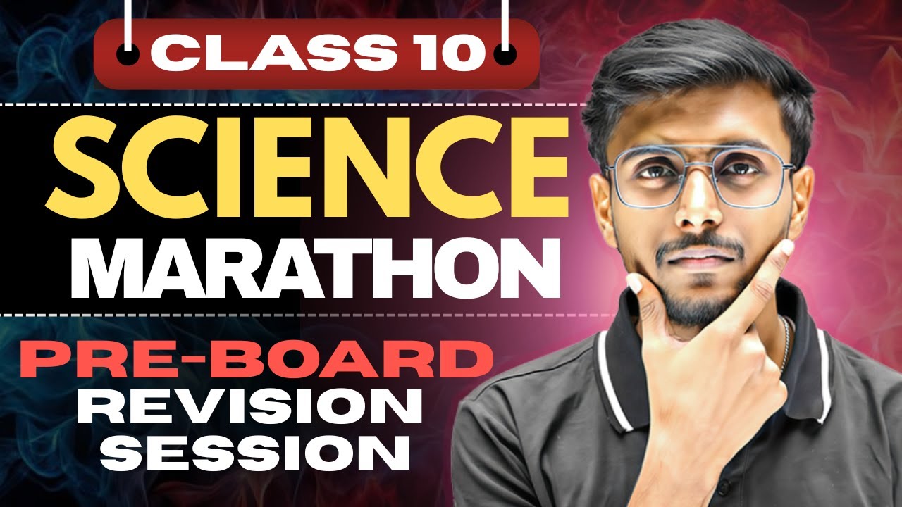 Complete Science Rapid Revision Class 10 Science Pre-Board 2026 | 10 years PYQ Series