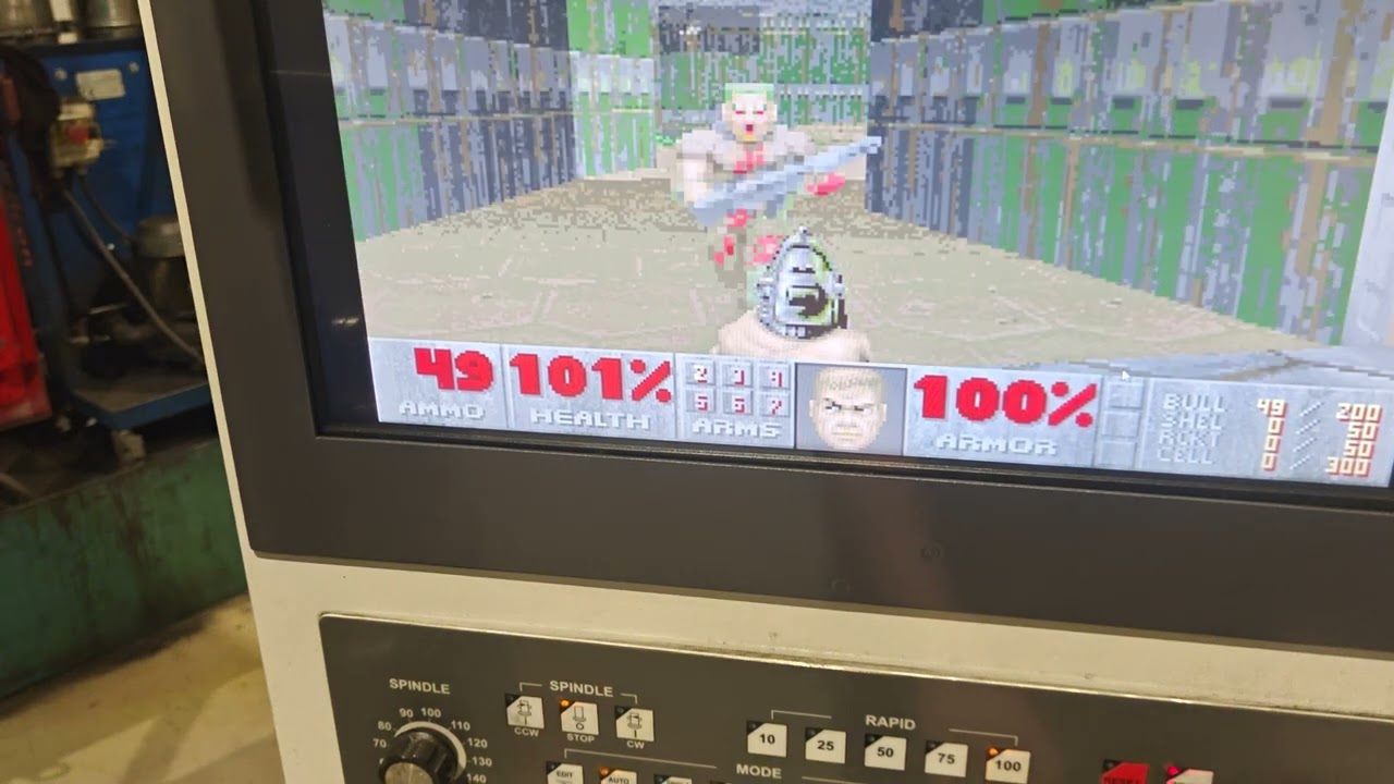 Doom на ЧПУ станке