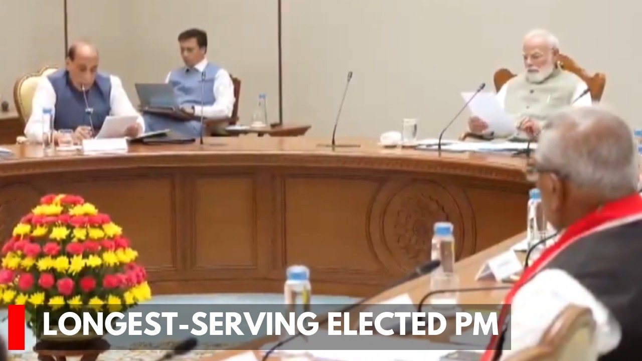 Cabinet Passes Resolution Applauding Modi For Becoming Longest-Serving Elected PM
