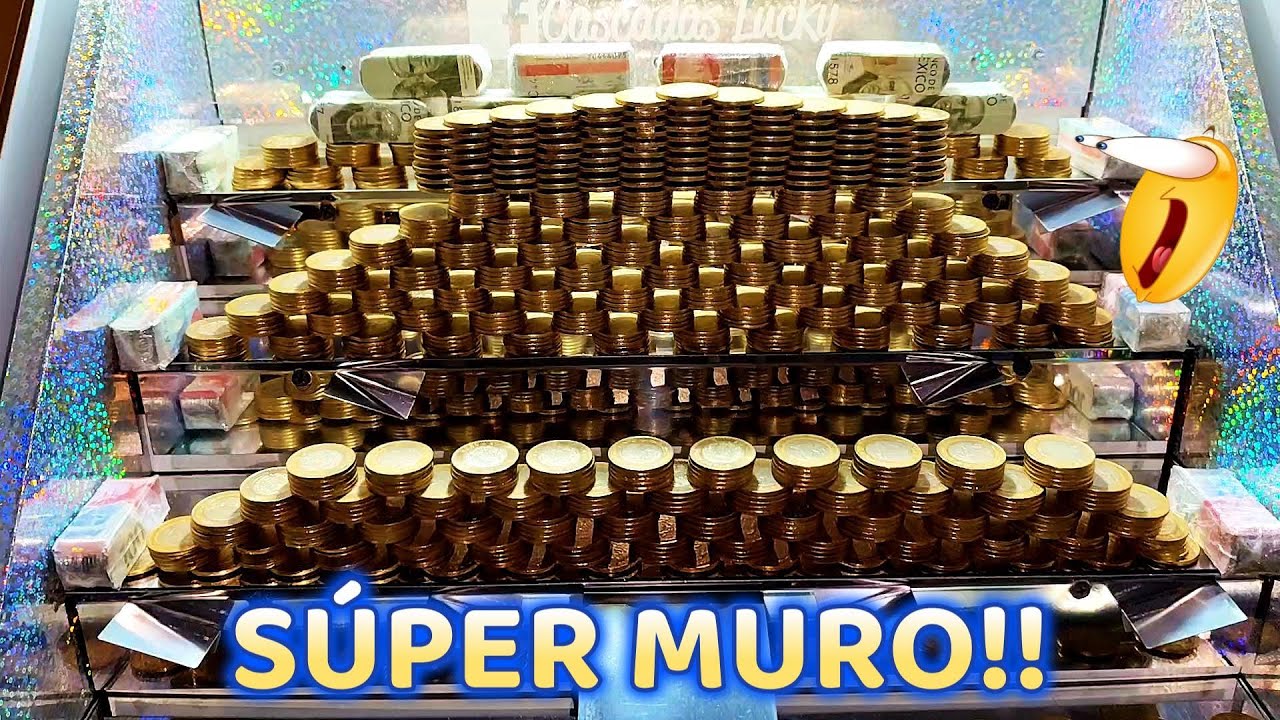 ENORMES y bonitas CAEN éstas lomas de MONEDAS!!  MAQUINA DE $10  