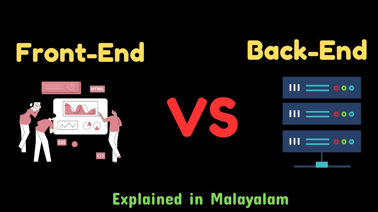 Malayalam Web Development: Front End Vs Back End Development Explained For Beginners!