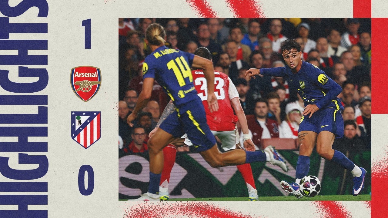 Arsenal 1-0 Atl&eacute;tico de Madrid | HIGHLIGHTS - 2025/26 UCL semi-finals, second leg