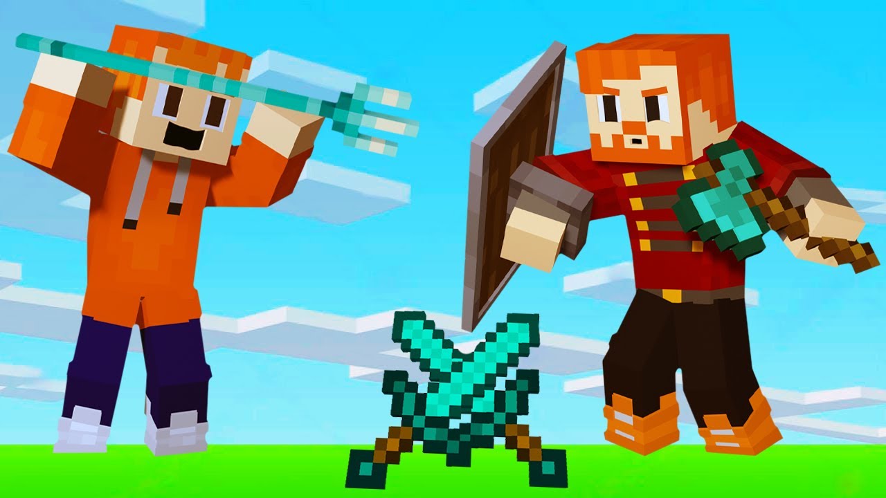 minecraft AMA ÇOCUĞUMLA VS ATIYORUM