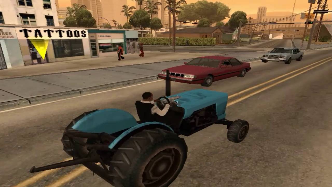 LOQUENDO GTA San Andreas Cj trabaja de repartidor de pizza