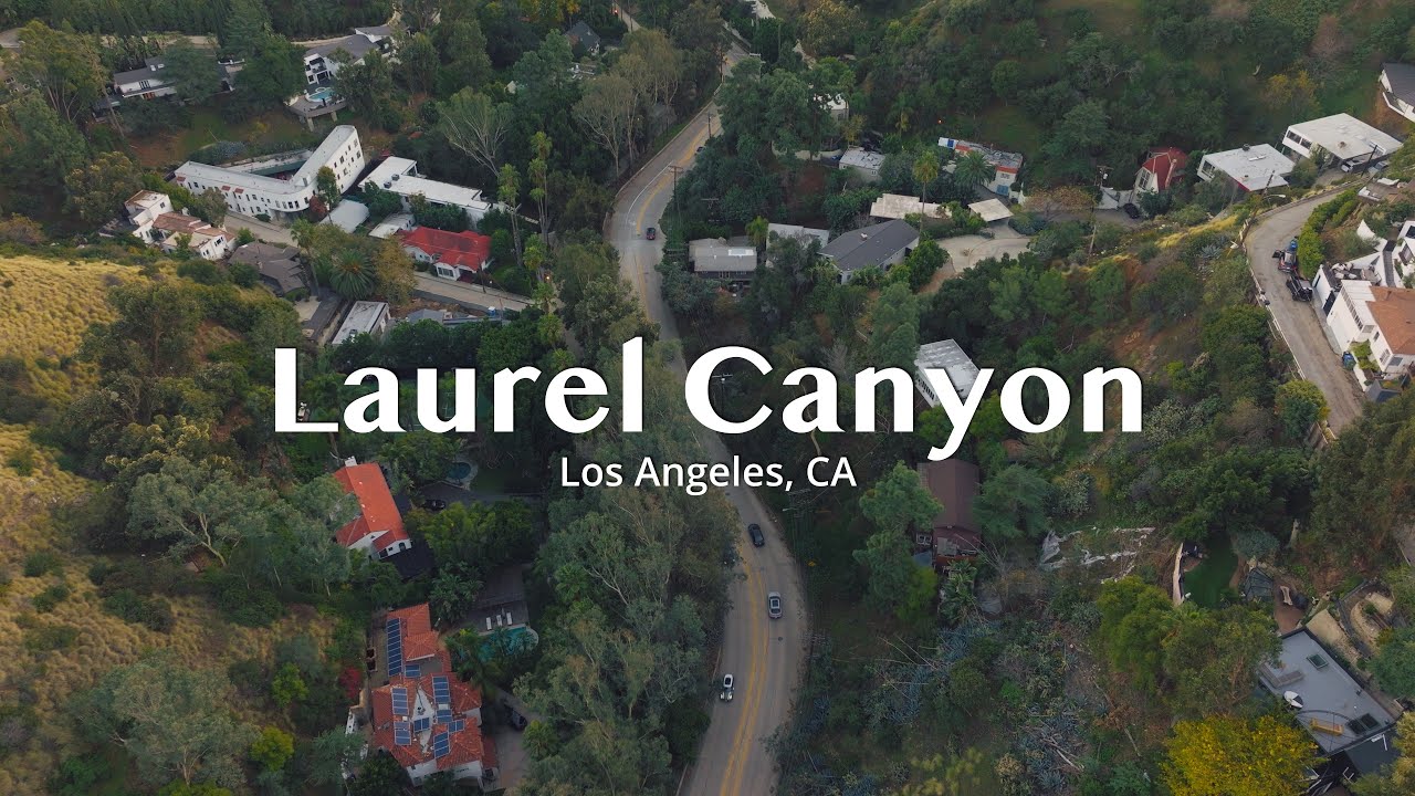 2023 Laurel Canyon Drone Tour at Sunset 4K