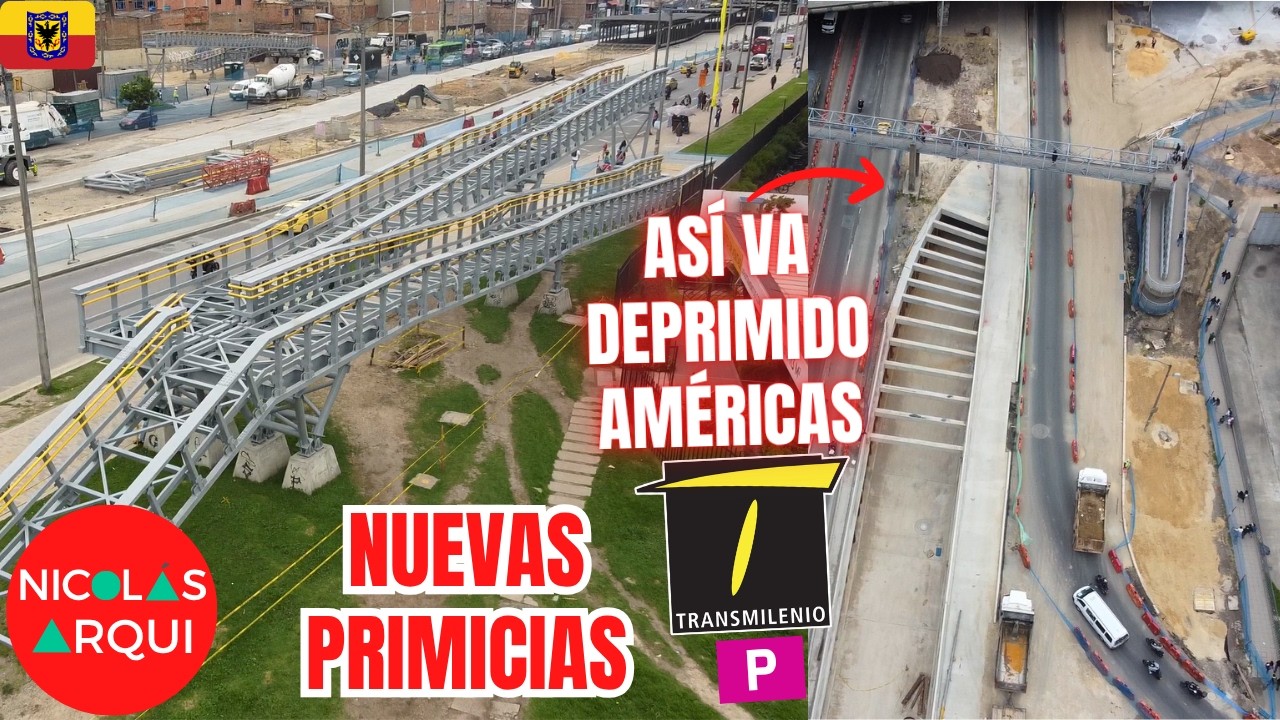 Nuevo Deprimido Av. Am&eacute;ricas: As&iacute; va la Obra TransMilenio Avenida 68 entre Calle 1 y 13 en Bogot&aacute; 🇨🇴