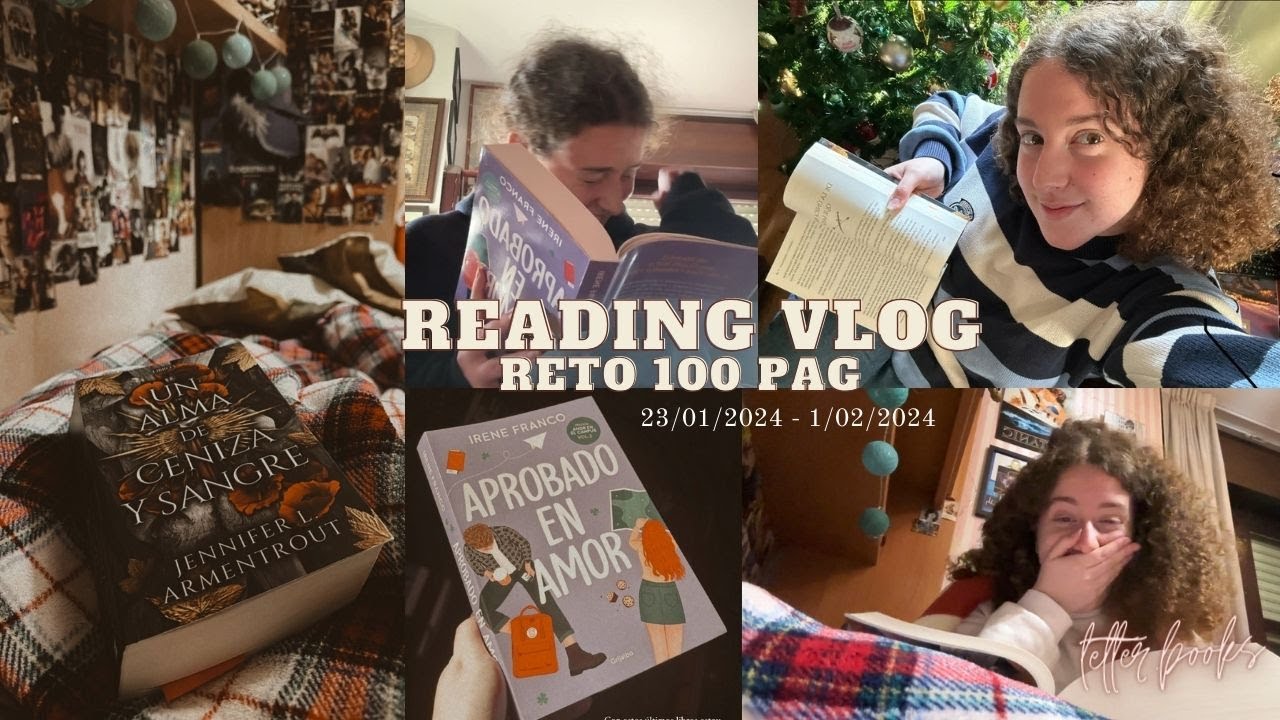 READING VLOG: reto 100 paginas diarias / letterbooks