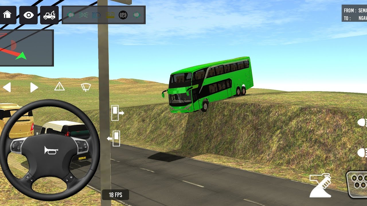 Bus simulator indonesia ll new euro coach bus simulator indonesia l 💥#bussimulatorindonesia​ #games​