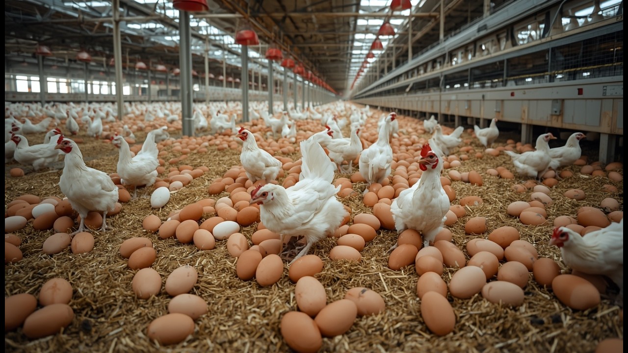 Sustainable Poultry Farm | Daily Egg Harvest Routine