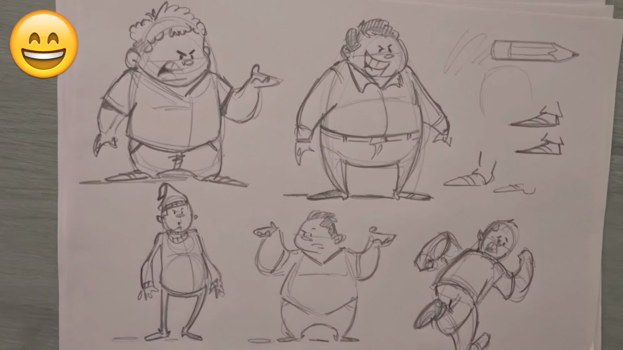 How to design a Cartoon Character with body | Character design tutorial