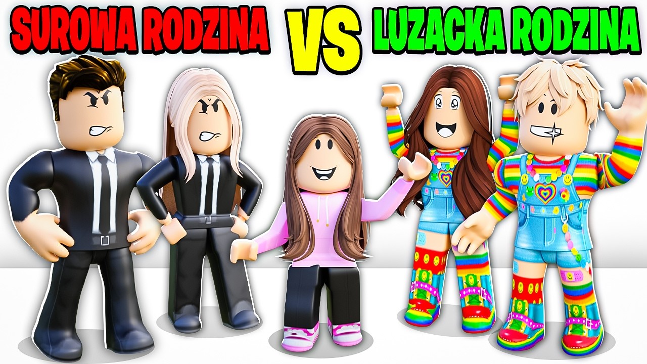 SUROWA RODZINA vs. LUZACKA RODZINA w BROOKHAVEN 🏡 RP! (Historyjka Roblox)