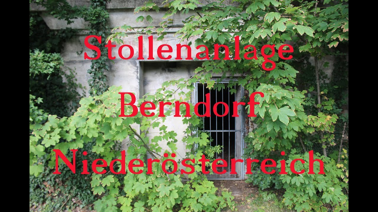 was verbirgt sich hinter diesem Gitter/ Der alte Stollen in Berndorf