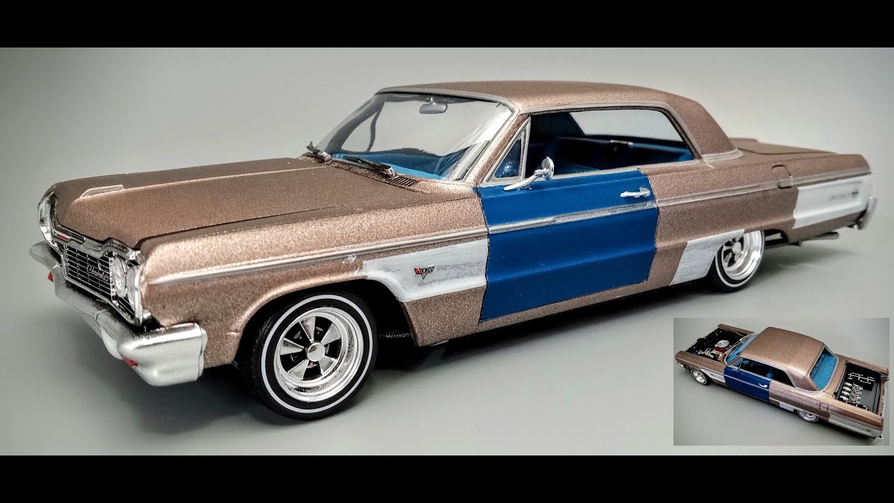 1964 Chevy Impala SS Lowrider Cheech Chong Love Machine 1/25 Scale Model Kit How To Assemble & Paint