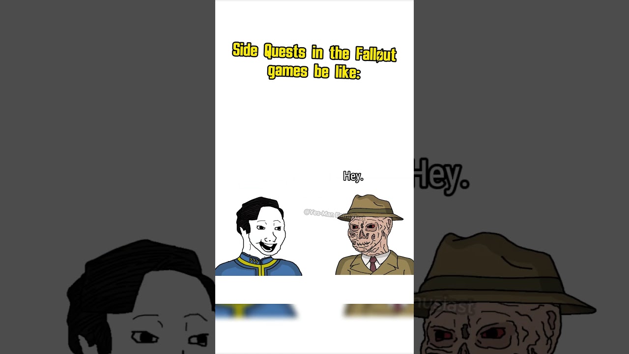 Fallout New Vegas and Fallout 4 side quests be like: 