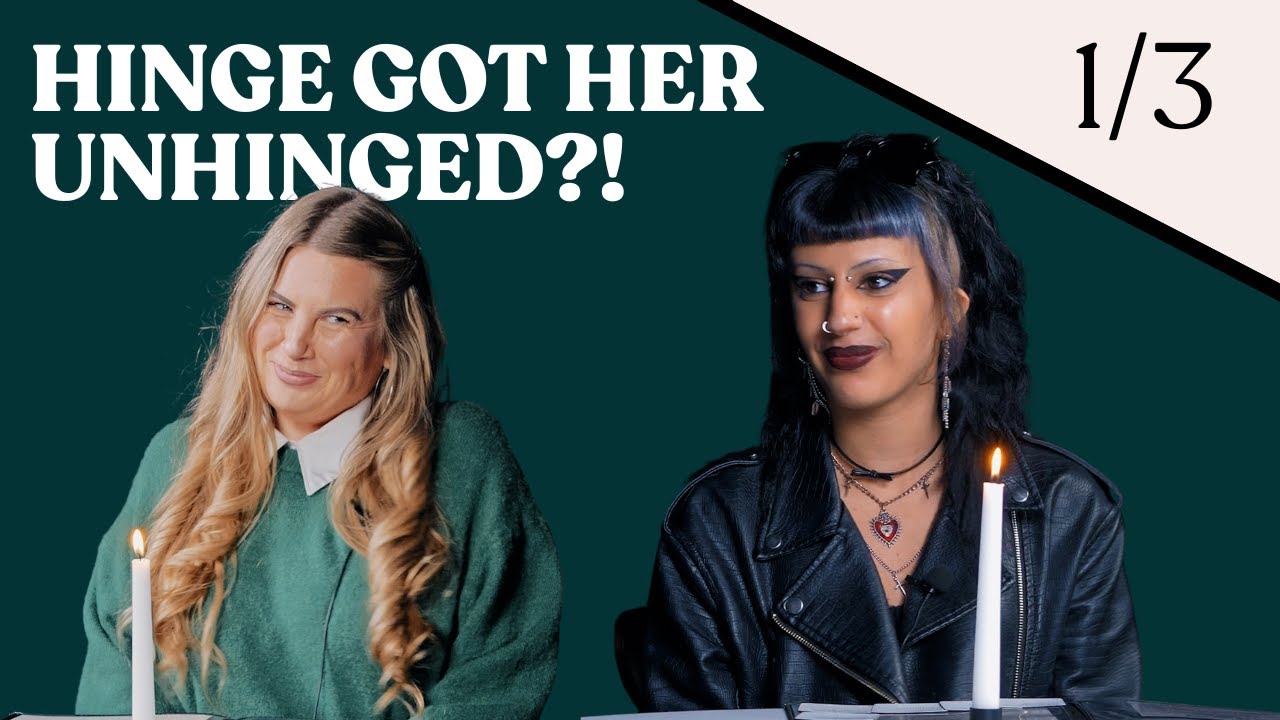 Hinge got her a little unhinged.... (1/3) 'First Dates' with Nina | datenightgame Show