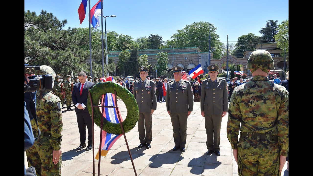 Polaganje venaca povodom Dana pobede nad fašizmom