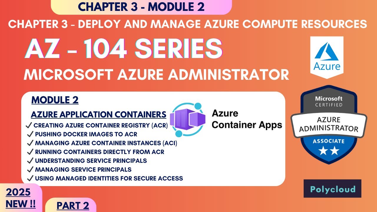 Azure Application Containers Part 2 | Azure Container Registry, ACI & Managed Identities | AZ-104