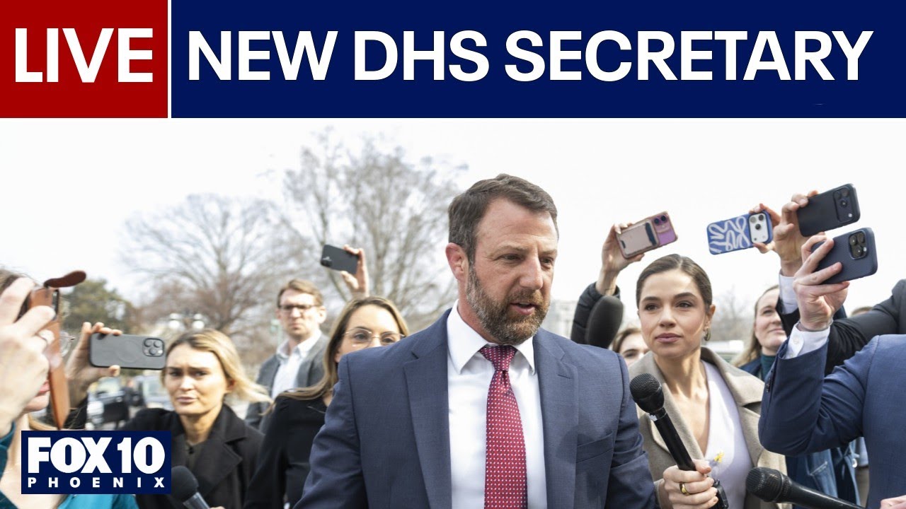 🔴 LIVE: Trump Nominee Markwayne Mullin Outlines DHS Plans Following Noem Departure  | FOX 10 Phoenix