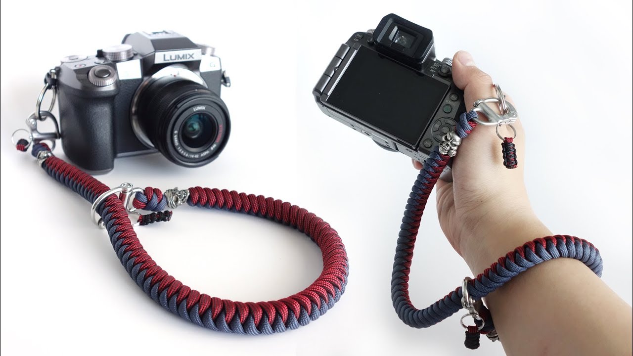 How to Make a Snake Knot Paracord Camera Strap Tutorial | Snap Shackle Wrist Strap